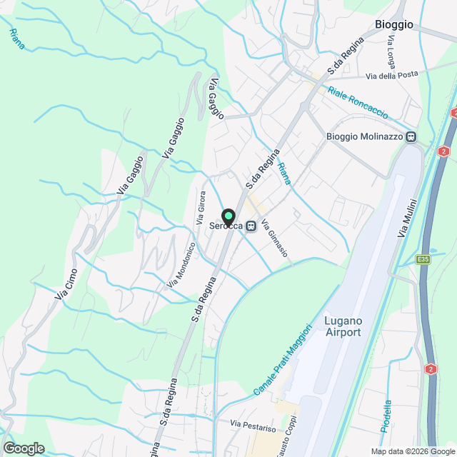 Appartamento 1.5 ad Agno - Karte