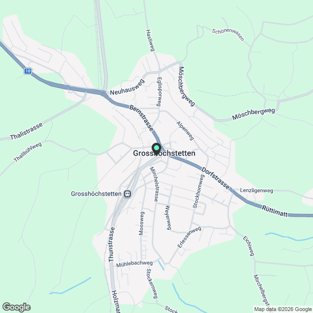 Modern Wohnen in Grosshöchstetten - Karte