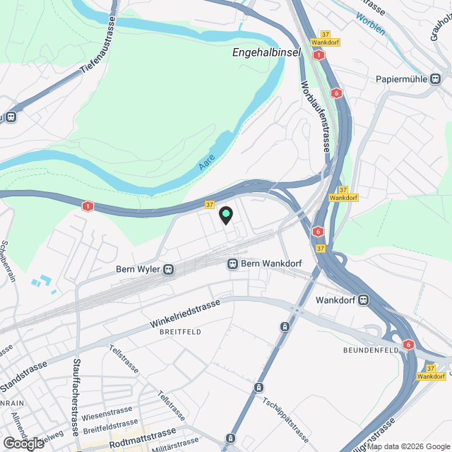3.5 Zimmer Wohnung in Bern mit Alpenblick - Karte