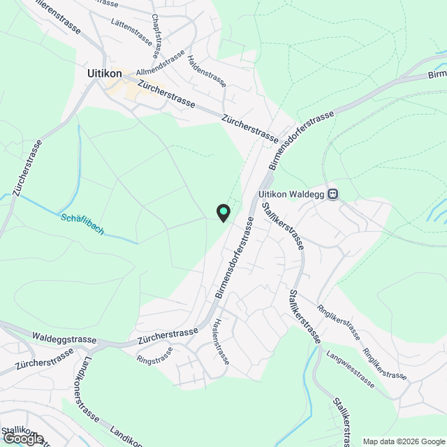 Grosszügige 3.5-Zimmer-Wohnung in Uitikon Waldegg ab 1. Dez - Karte