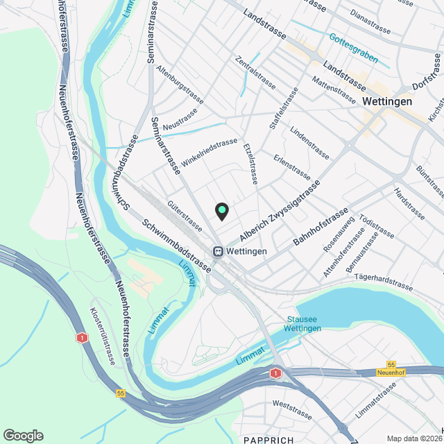 Traumhafte 2.5-Zimmer-Wohnung in Wettingen - Karte