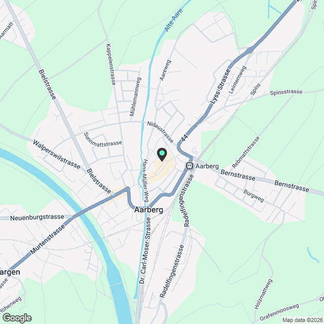 Neu Renovierte 2.5-Zimmer-Altstadtwohnung mit grosser Terrasse - Karte