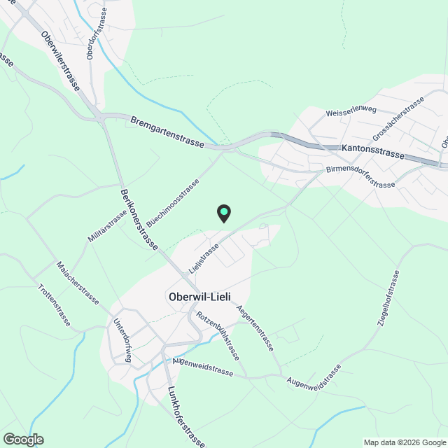 Wohnung in Oberwil-Lieli - Karte