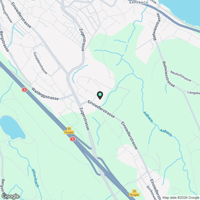 Wohnung in Horgen - Karte