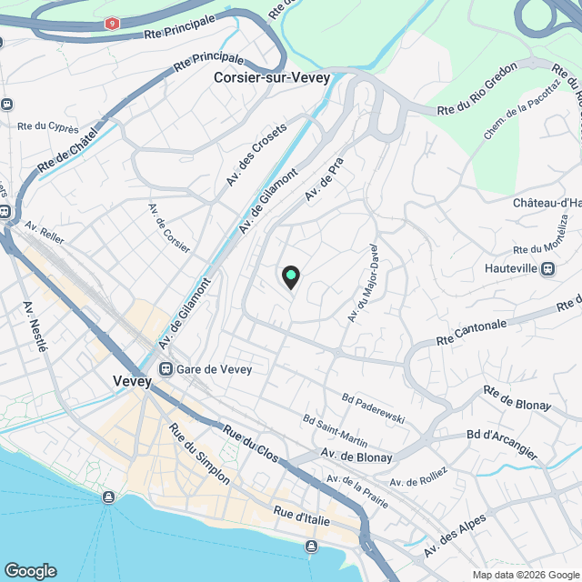 Vevey - chemin de la Confrérie 17 - appartement de 2.5 pièces dans - Karte