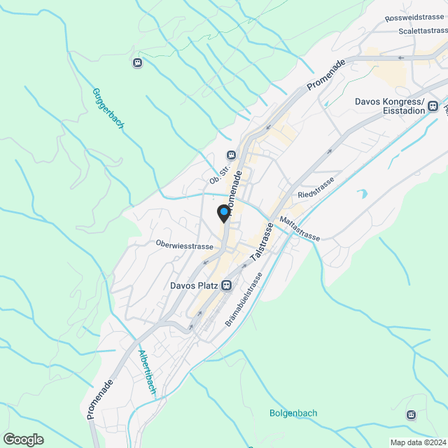 Haus Morosani - 3.5-Zimmer-Eigentumswohnung in Davos - Karte