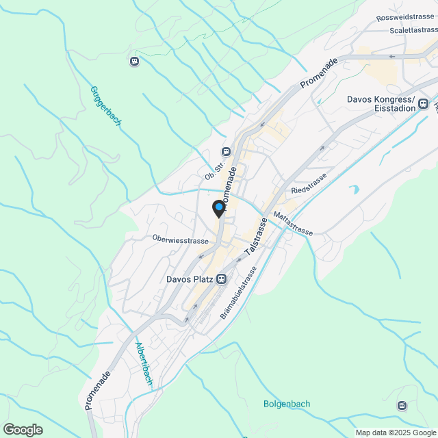Haus Morosani - 4.5-Zimmer-Eigentumswohnung in Davos - Karte