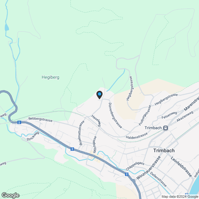 Wohnen mit besten Aussichten in Trimbach - Karte