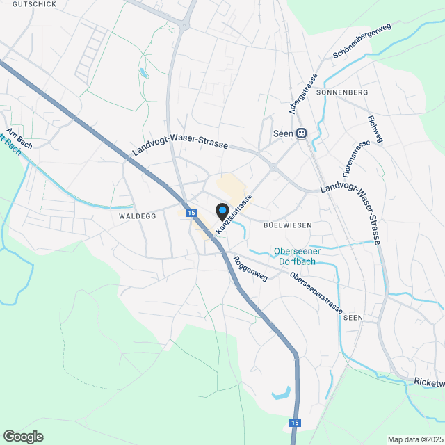 Lebensraum zur Linde - Winterthur-Seen - Karte