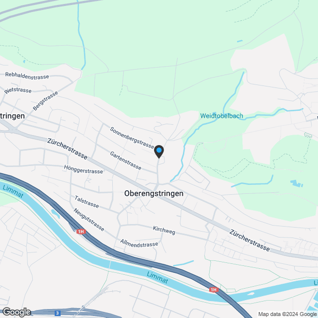 Sunside of Zurich - Oberengstringen - Karte