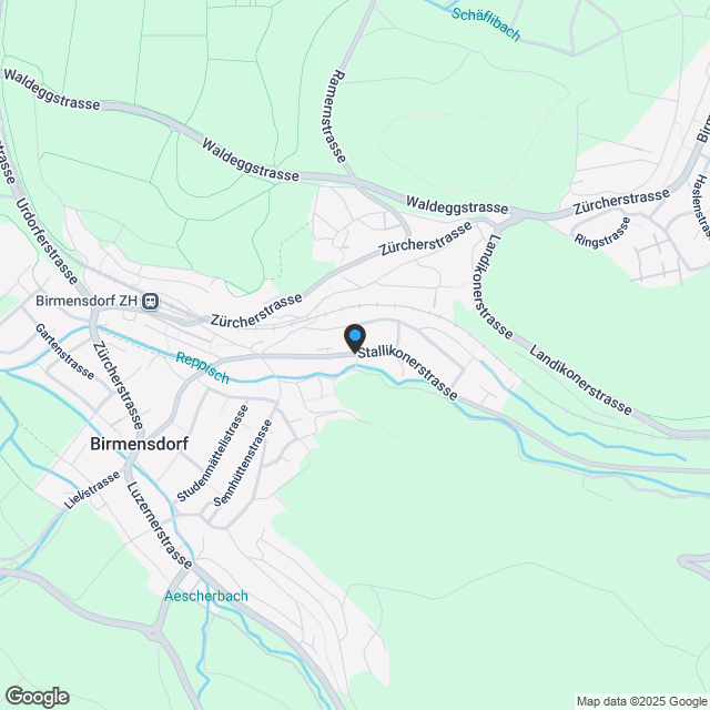 Am Bach - Birmensdorf ZH - Karte