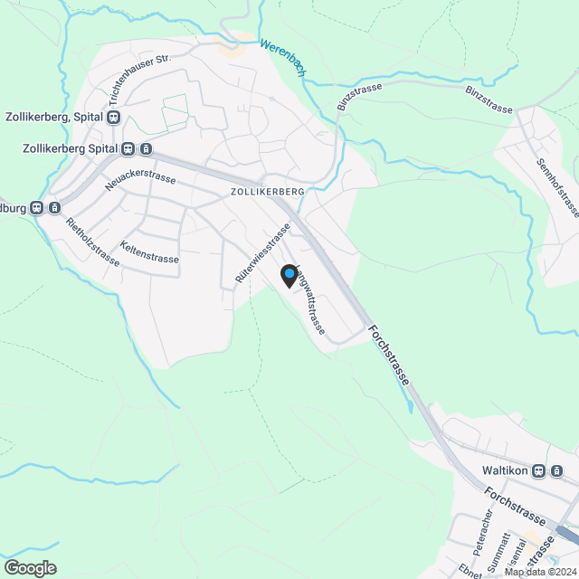Neubau exklusive 4.5-Zimmer-Eigentumswohnung in Zollikerberg - Karte