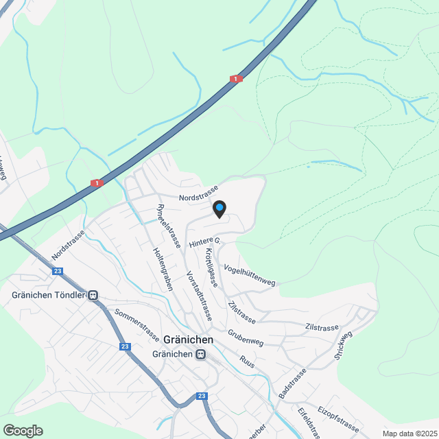 Gränichen - Farnweg - Karte