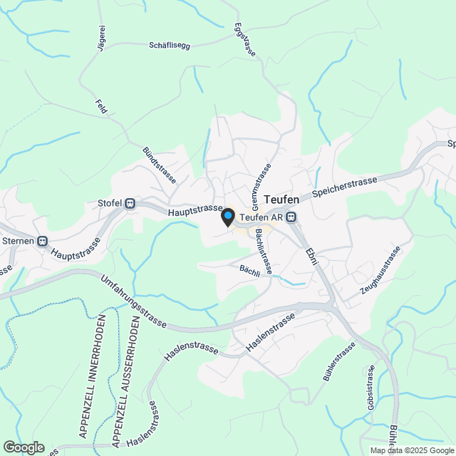 Lebensraum Hörli - Im Herzen von Teufen AR - Karte