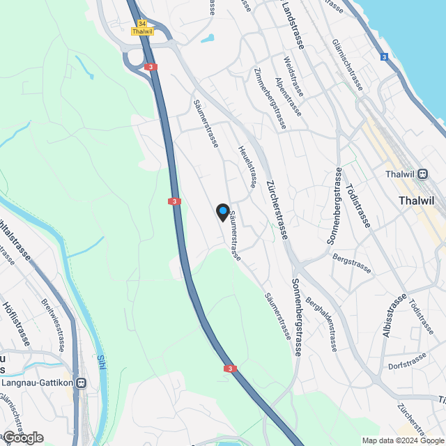 ARIA - exklusive 6.5-Zimmer-Attikawohnung in Thalwil - Karte