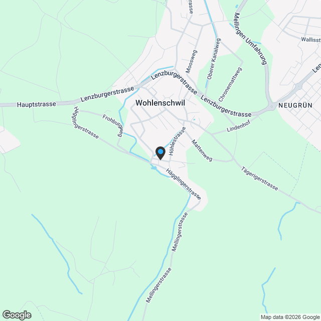 Wohnüberbauung FloraPark Wohlenschwil - Karte