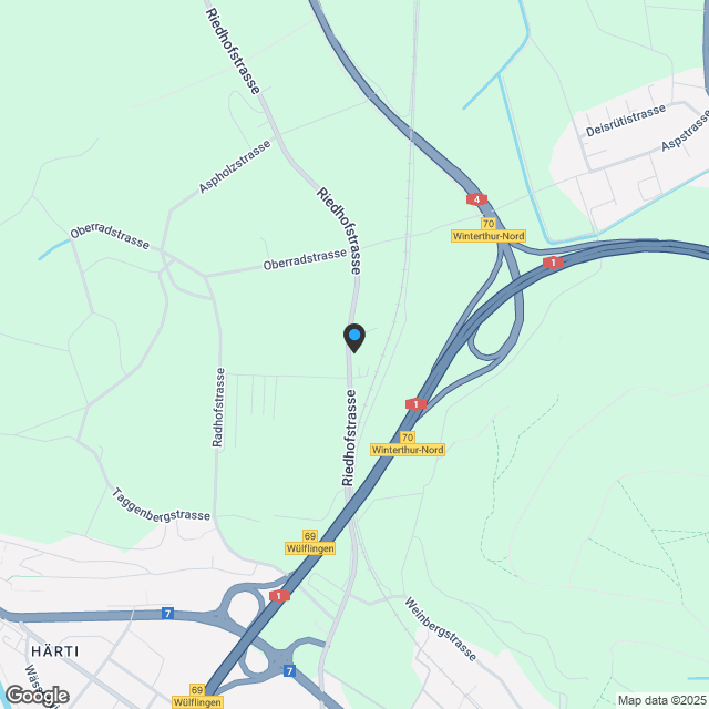 10 Eigentumswohnungen Lantig, Winterthur - Karte