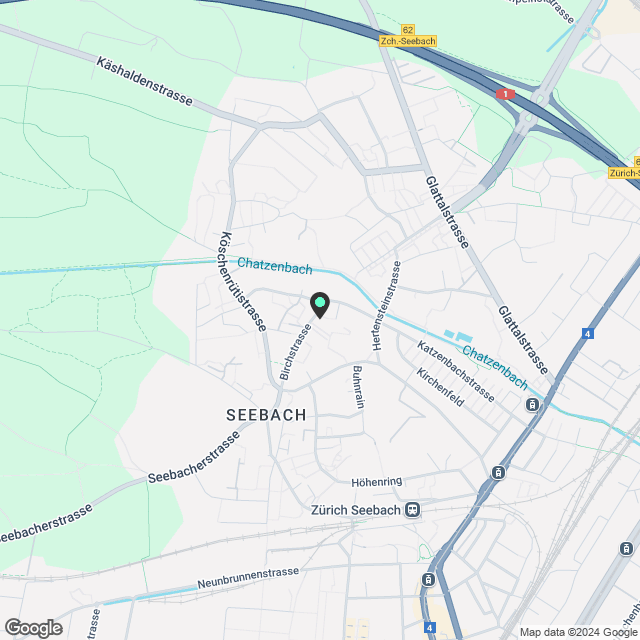 Katzenbach - 8052 Seebach - Karte
