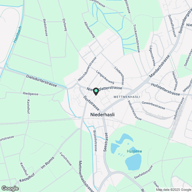 Erstvermietung Zentrumweg in Niederhasli - Karte