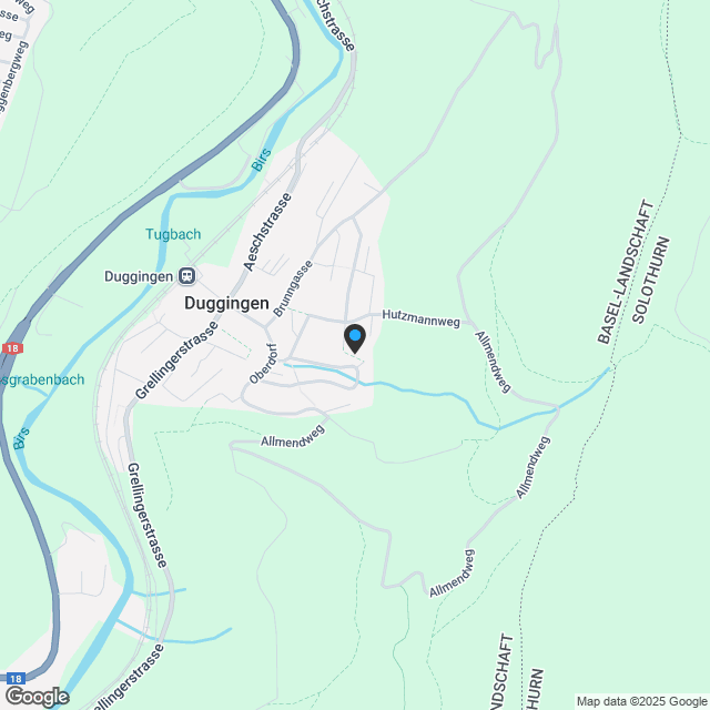 FLOREA - 3.5-Zimmer-Attikawohnung in Duggingen - Karte