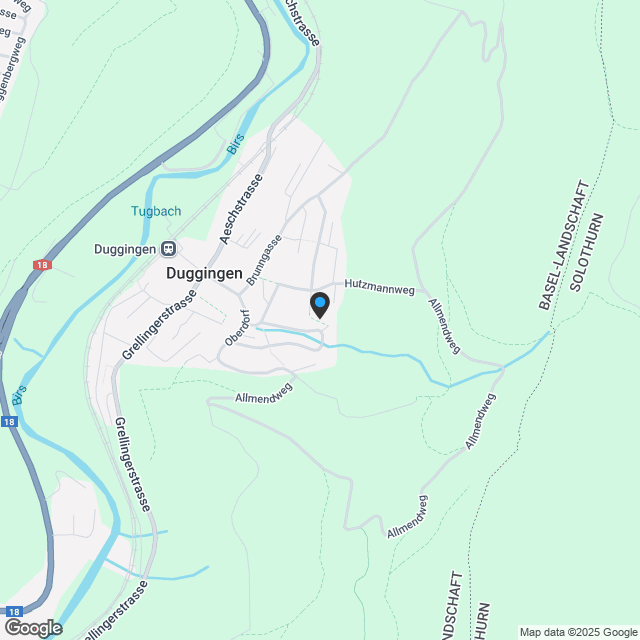 FLOREA - 4.5-Zimmer-Attikawohnung in Duggingen - Karte