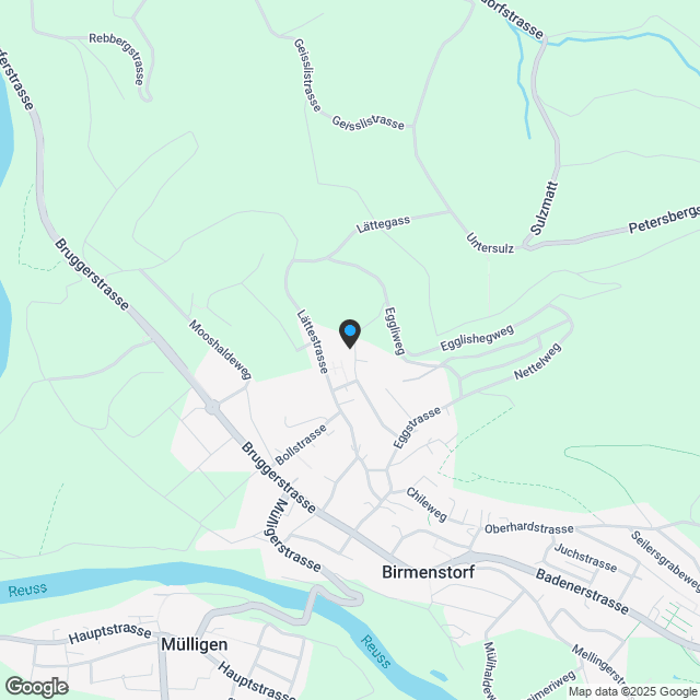 Oberer Rebberg - Birmenstorf AG - Karte