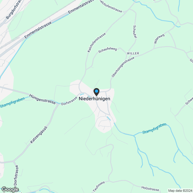 Allmend - Oberhünigen - Karte