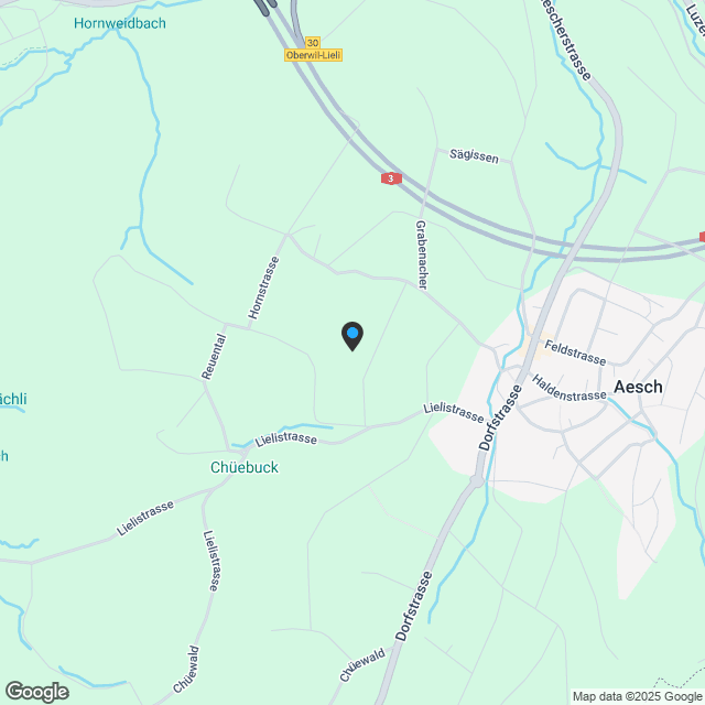 Neubach - Aesch ZH - Karte