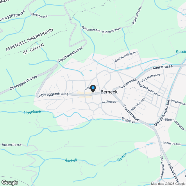 Neugass - 17 Eigentumswohnungen mitten in Berneck - Karte