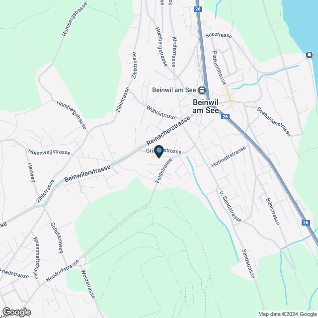 "Kubushaus C" FELDHÖHE BEINWIL AM SEE - Karte
