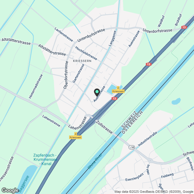 2.5 Zi - Attika Neubau-Wohnung in Kriessern (Erstbezug April/Mai 2025) - Karte