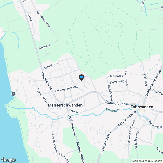 Freistehendes 5.5 Zi. EFH Haus B mit Weitsicht, im Steuerparadies Meisterschwanden - Karte
