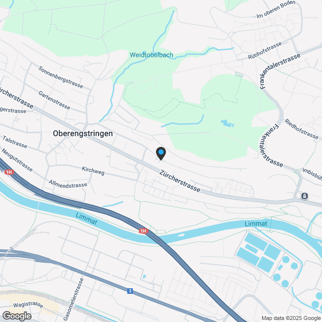 4.5-Zimmer-Attikawohnung in Oberengstringen - Karte