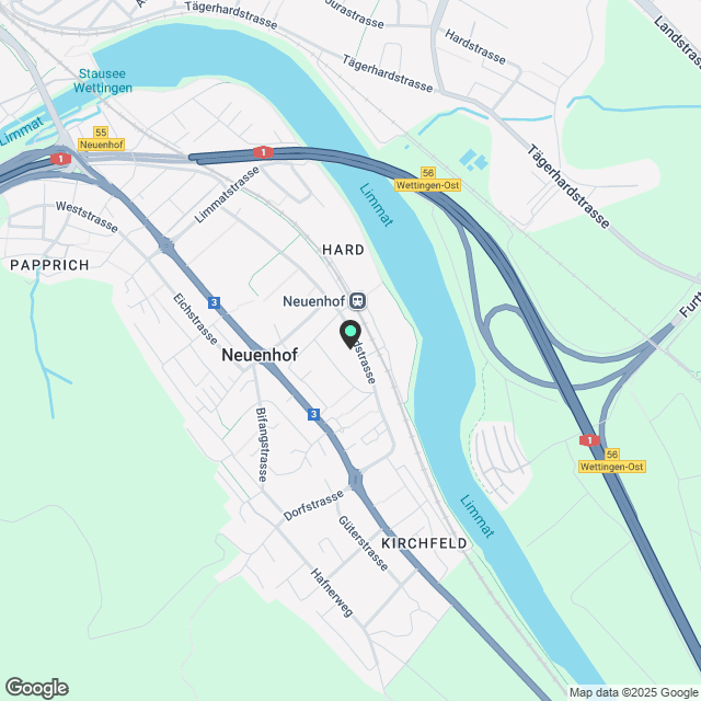Erstvermietung in Neuenhof AG - Karte