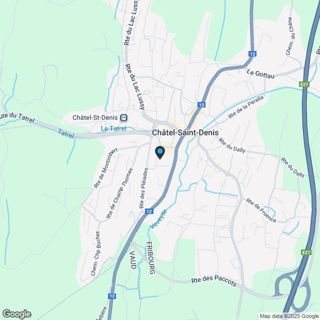 NOUVEAU MINERGIE-P l Au coeur de Chatel-St-Denis - PPE Les Pins Sylvestres - Karte