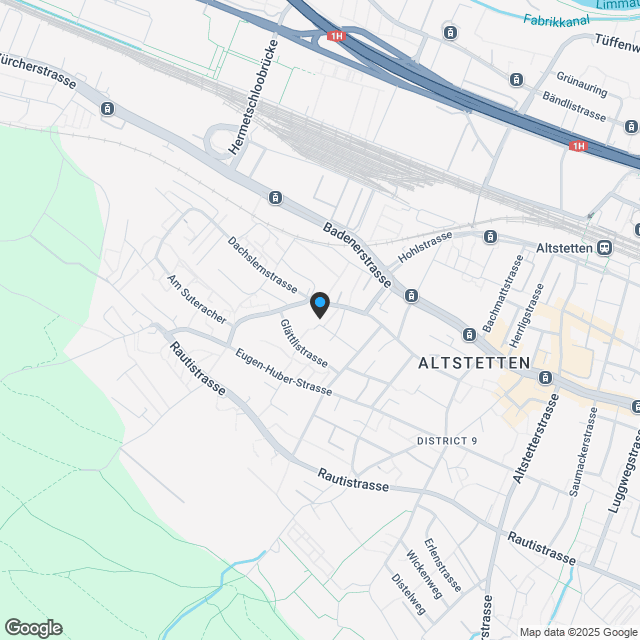 4.5-Zimmer-Eigentumswohnung 3. OG in Zürich-Altstetten - Karte