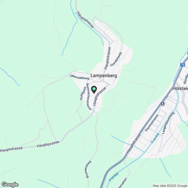 Wohnung in Lampenberg - Karte