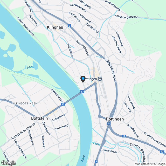 VivAare - Neubauprojekt in Döttingen - Karte