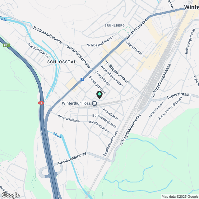 Erstbezug - Urbane Wohnidylle in Winterthur-Töss - Karte