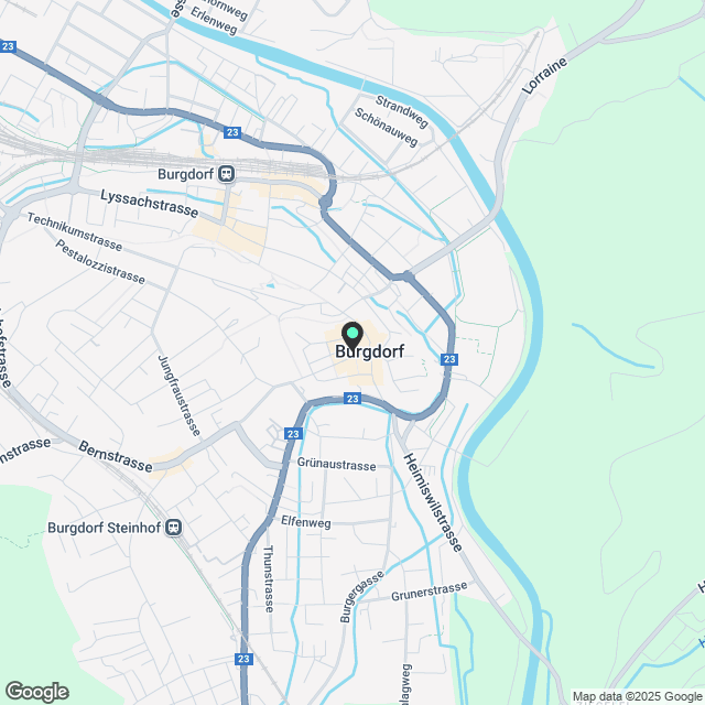2.5-Zi-Wohnung in der Oberstadt von Burgdorf, Schmiedengasse 2 - Karte