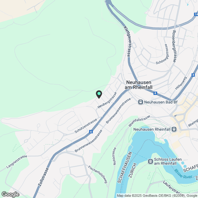 Engepark in Neuhausen am Rheinfall - Karte