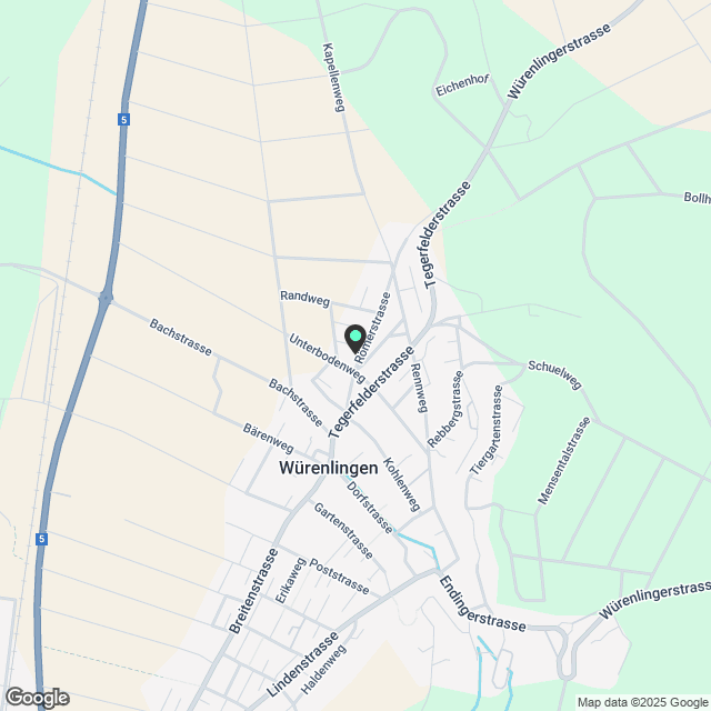 Wohnung in Würenlingen - Karte
