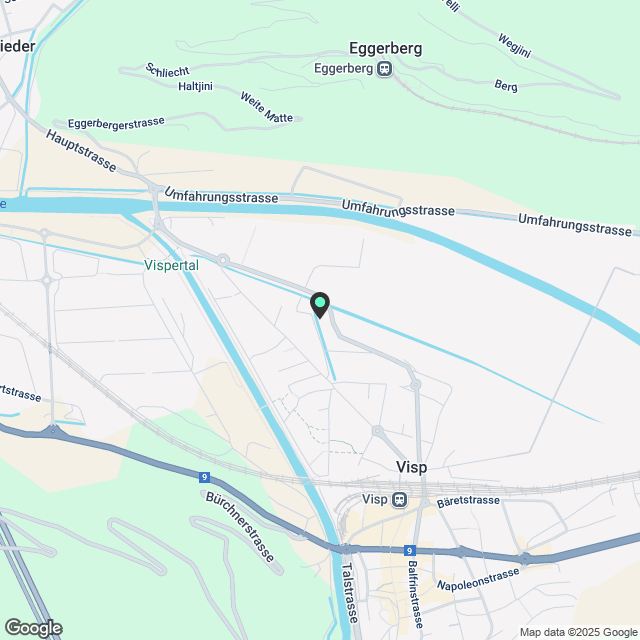 2 ½ Zimmer-Wohnung in Visp mieten - Karte