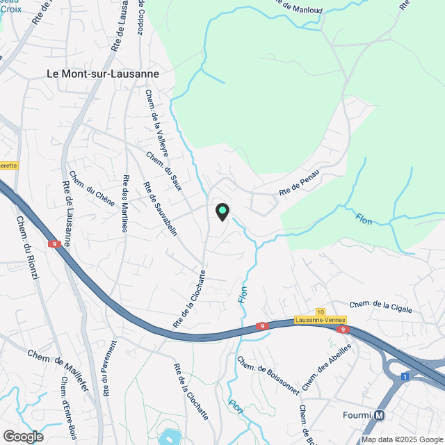 Appartement neuf de 4.5 pièces au Mont-sur-Lausanne - Karte