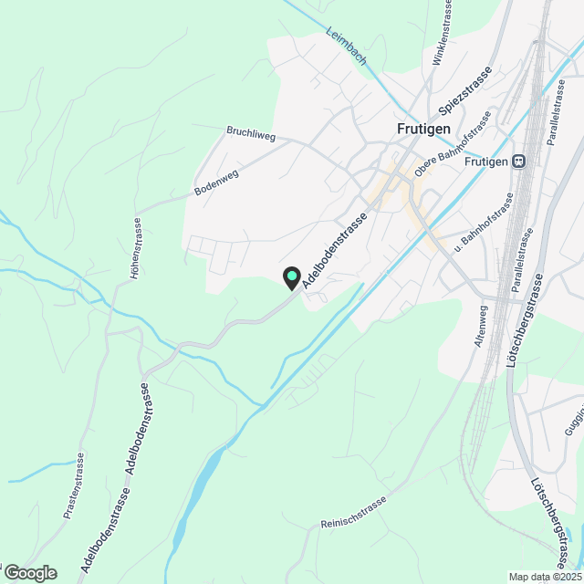 Wohnung in Frutigen - Karte