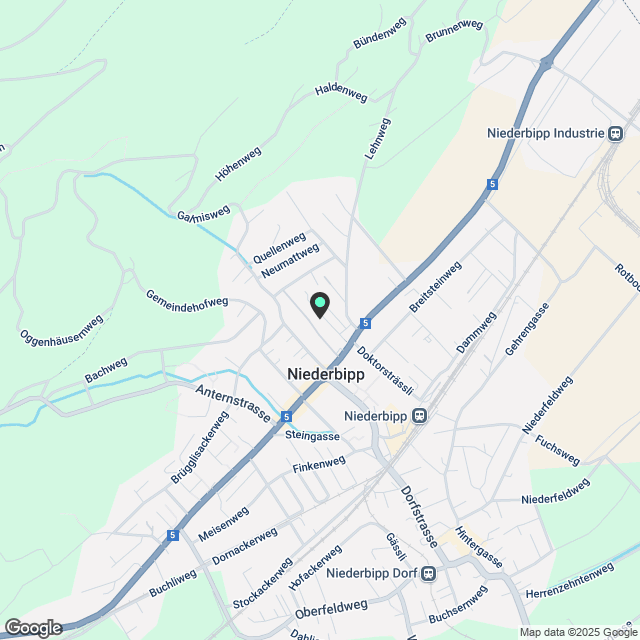 Traumhafte 3.5 Zimmer Erdgeschoss Wohnung im idyllischen Adlerweg - Karte