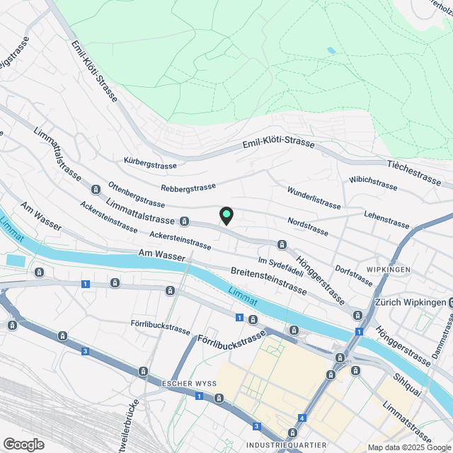 SCALA - Erstvermietung in Zürich-Wipkingen - Karte