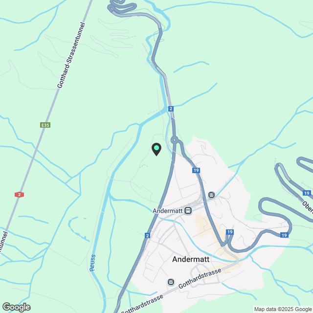 2.5 Zimmerwohnung in Andermatt - Karte