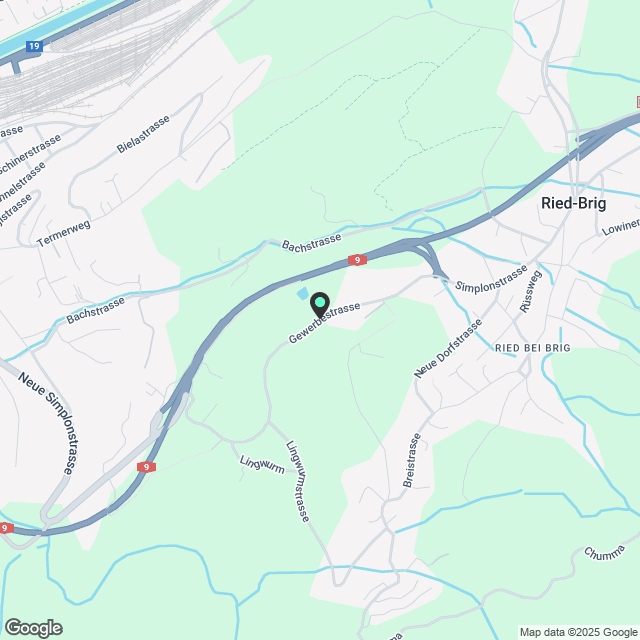 Einheit 2.2, 3.2, 5.2, 6.2, 7.2 | Wohn- und Gewerbebau «im Moos» in Ried-Brig - Karte