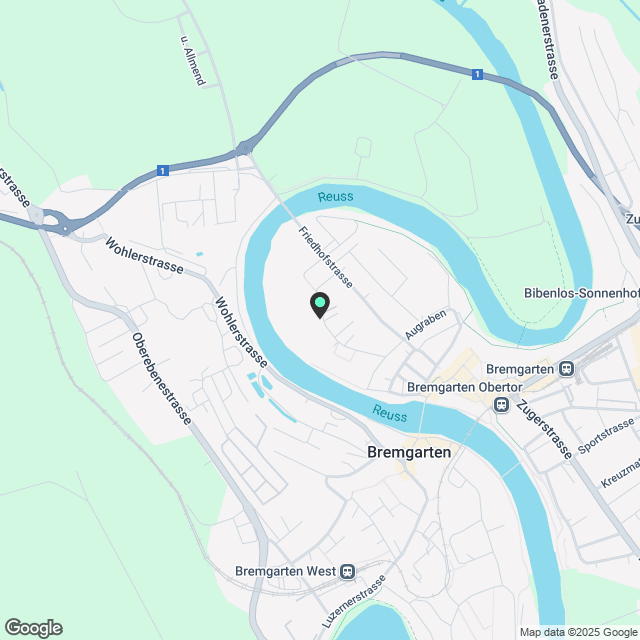 Wohnung in Bremgarten AG - Karte
